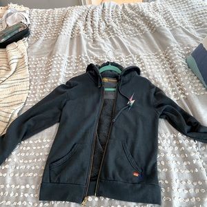 Aviator nation bolt zip up jacket hoodie